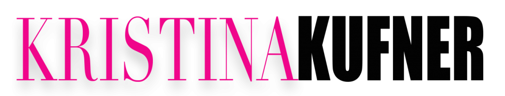 KK Schriftzug Kristina Pink