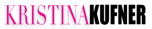 KK Schriftzug Kristina Pink